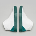 Minimal High V11 Sneakers // White + Green (Euro: 43)