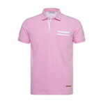 August Short Sleeve Polo // Pink (M)