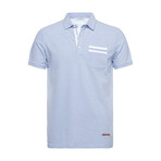Simon Short Sleeve Polo // Light Blue (XL)