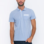 Simon Short Sleeve Polo // Light Blue (XL)