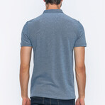 Jose Short Sleeve Polo // Denim Blue (M)