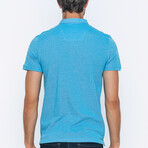 Neil Short Sleeve Polo // Blue (M)