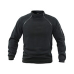 Clayton Zippered Sweatshirt // Black (XL)