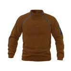 Ryan Zippered Sweatshirt // Brown (L)