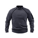 Phillip Zippered Sweatshirt // Smoked (XL)