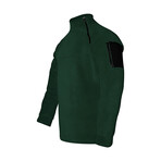 Calvin Zippered Sweatshirt // Green (M)