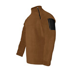 Ryan Zippered Sweatshirt // Brown (XL)
