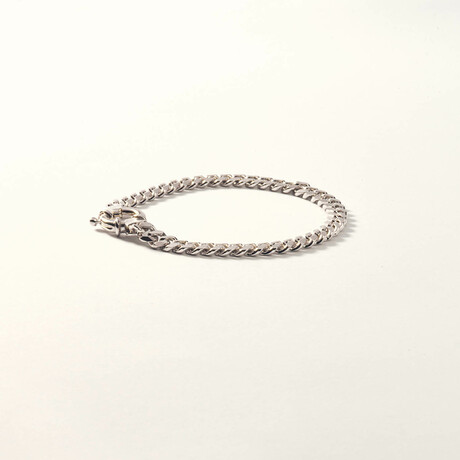 Sterling Silver Curb Chain Bracelet