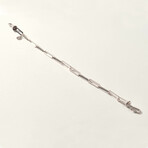 Sterling Silver Paper Clip Chain Bracelet