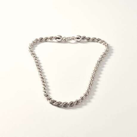 Sterling Silver Rope Necklace