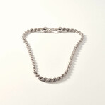 Sterling Silver Rope Necklace