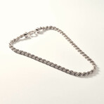 Sterling Silver Rope Necklace