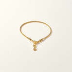Gold Vermeil Box Chain Bracelet