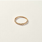 14K Gold Single Stoned Ring (Ring Size: 5)