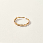 14K Gold Chain Ring (Ring Size: 5)
