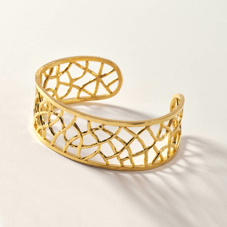 Gold Vermeil Babylon Bangle