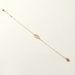 14K Gold Evil Eye Bracelet