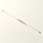 14K Gold Coin Bracelet