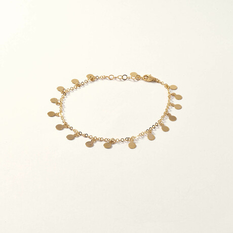 14K Gold Dot Bracelet