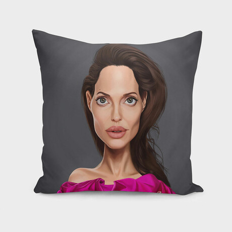 Angelina Jolie (14"H x 14"W)