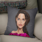 Angelina Jolie (14"H x 14"W)