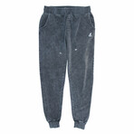 Acid Wash Effect Fleece Jogger // Obsidian (L)