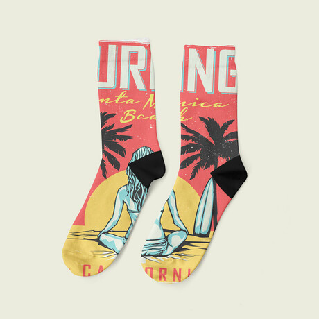 California Socks V2 // 1 Pair