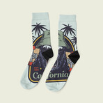 California Socks V1 // 1 Pair