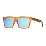 Men's Zeke Polarized Sunglasses // Matte Orange