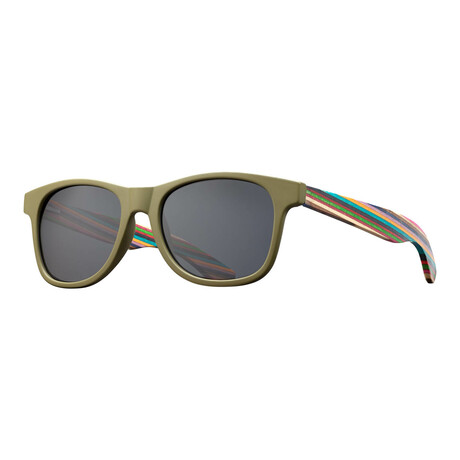 Men's Indio Polarized Sunglasses // Matte Olive Green
