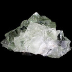 Cubic Flourite Crystal Cluster Formation // Clear Light Green // Large