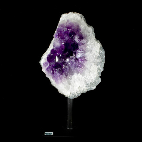 Deep Purple Petite Amethyst Agate // Stand Mounted