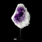Deep Purple Petite Amethyst Agate // Stand Mounted