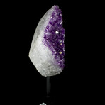 Amethyst with Calcite // Stand Mounted