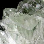 Cubic Flourite Crystal Cluster Formation // Clear Light Green // Large