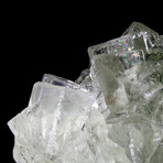 Cubic Flourite Crystal Cluster Formation // Clear Light Green // Large