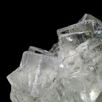 Cubic Flourite Crystal Cluster Formation // Clear Light Green // Large