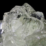 Cubic Flourite Crystal Cluster Formation // Clear Light Green // Large