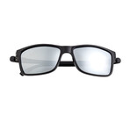 Ellis Sunglasses // Black Frame + Silver Lens
