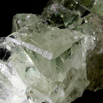 Cubic Flourite Crystal Cluster Formation // Clear Light Green // Large