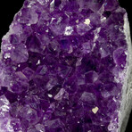 Amethyst with Calcite // Stand Mounted