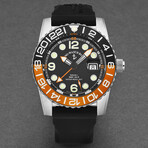 Zeno Airplane Diver GMT Automatic // 6349GMT-3-A15