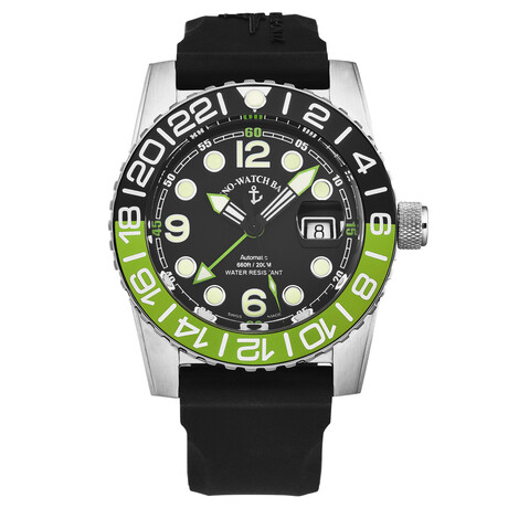 Zeno Airplane Diver GMT Automatic // 6349GMT-3-A1-8
