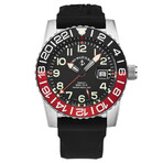 Zeno Airplane Diver GMT Automatic // 6349GMT-12-A1-7