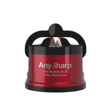 AnySharp Pro Knife Sharpener // Metallic Red