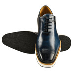 Winkler Eva // Leather Derbys // Navy (US: 7)