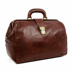 The Pursuit of Love // Leather Doctor Bag // Brown (Brown)