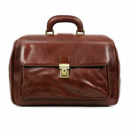 The Pursuit of Love // Leather Doctor Bag // Brown (Brown)