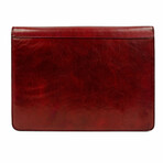 Candide // Leather Documents Folder // Red