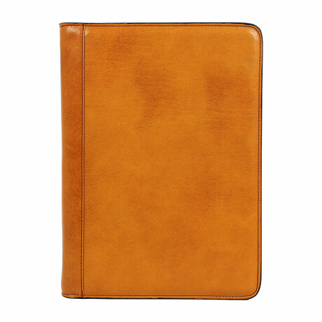 Candide // Leather Document Folder // Yellow